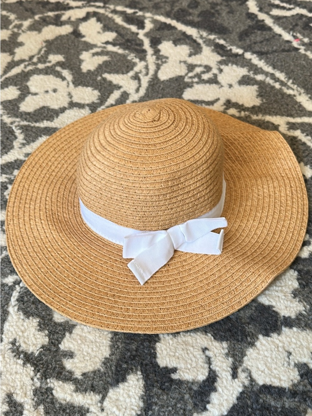 Old Navy Tan Straw Sun Hat (Baby 0-6M)